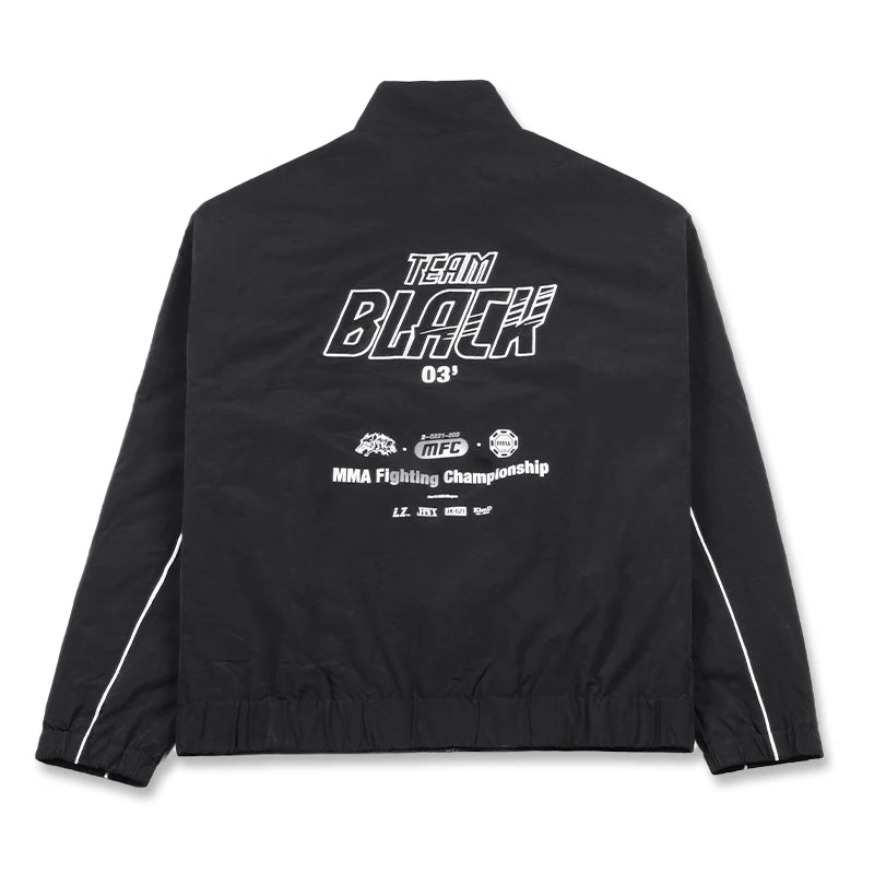 Jinx Team Letter-Detail Zip-Front Track Jacket