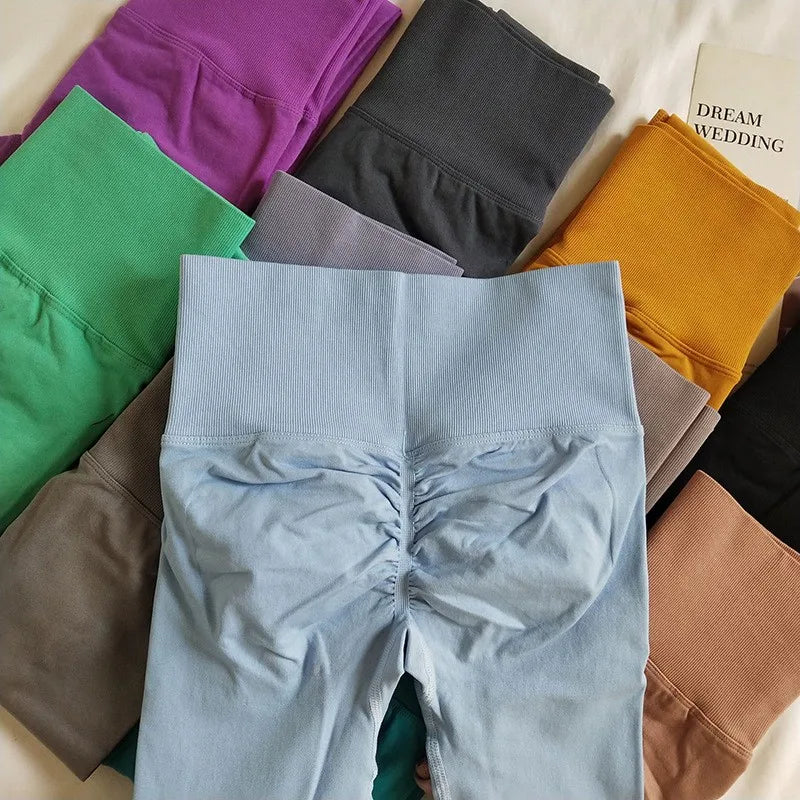 Women's Scrunch Full Length Leggings For Workout Outfits