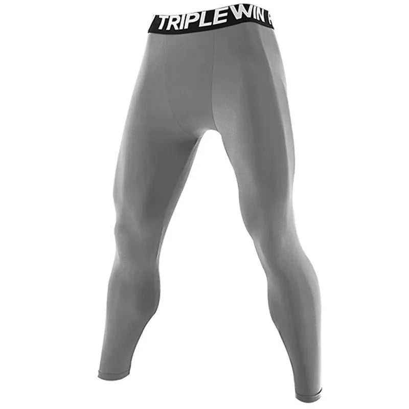Men's Fitted Training Leggings for Gym and Running