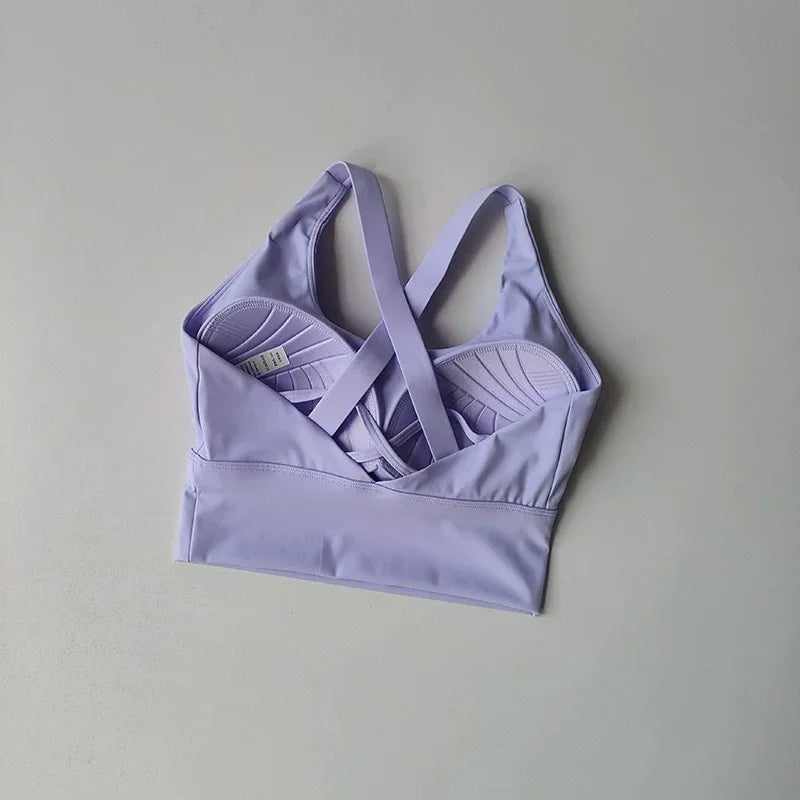 Women's Cross-Strap Sports Bra