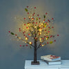 Battery Bedside Lamp Garland Light Tabletop Bonsai Tree Light Holiday Decoration Branches Night Light Red Beads Christmas Lights