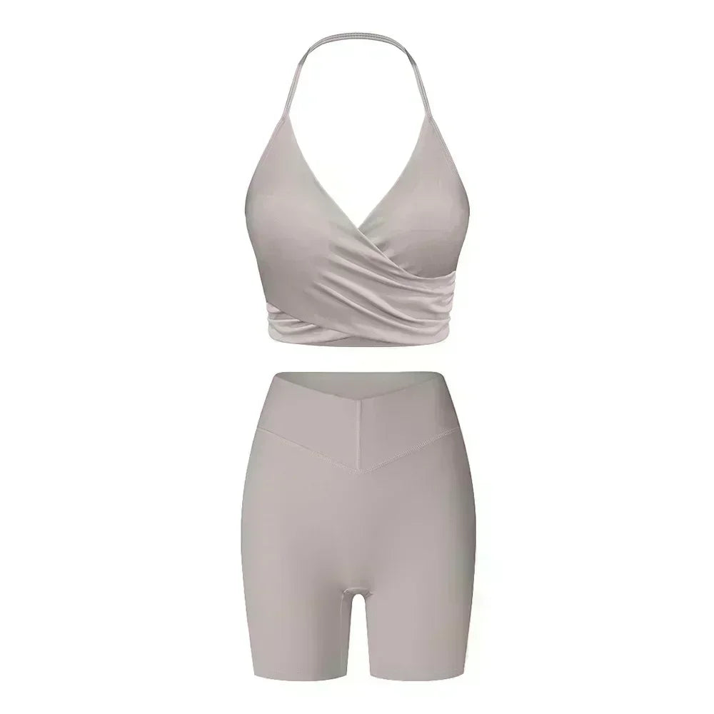 Women's Zip-Front Yoga Workout Set