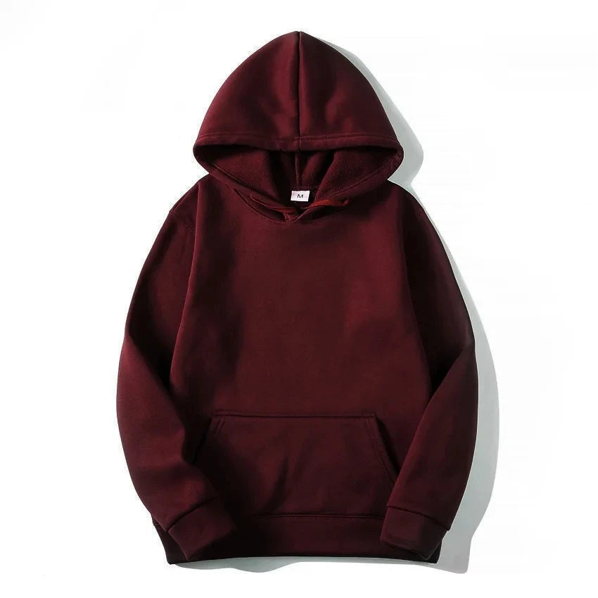 Long Sleeve Casual Hooded Sweatshirt with Relaxed Streetwear Styling