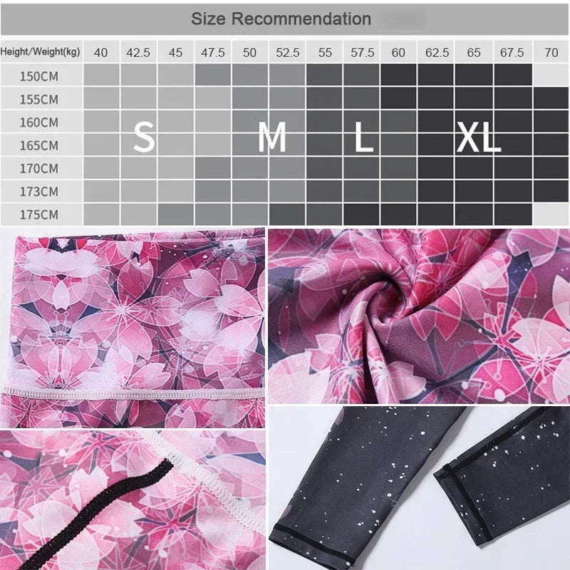 Women's Printed High-Waist Workout Leggings