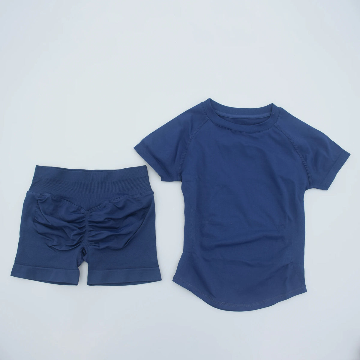 Women's Top And Shorts Yoga Set For Workout Outfits