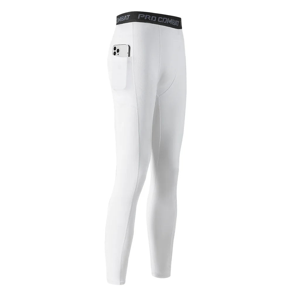 Men's Cropped Fitted Training Leggings For Everyday Wear