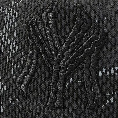 Mesh Baseball Cap with Embroidered Letter Front Design