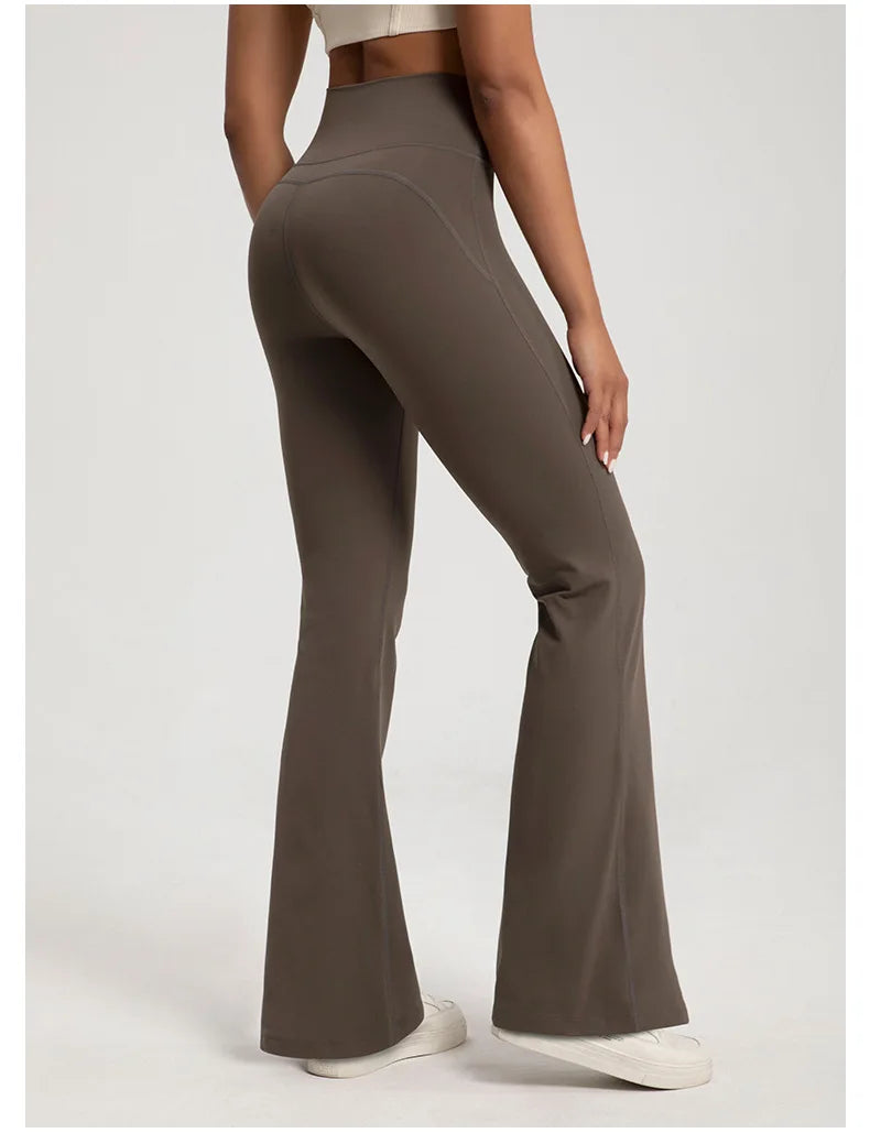 Women's High Waist Flared Pants