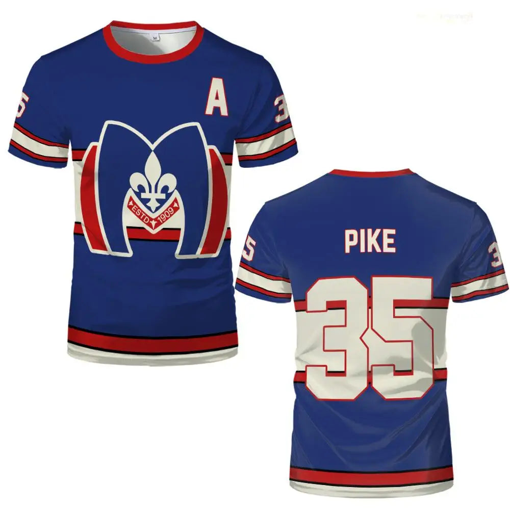 Rivalry Player Number Graphic Short Sleeve T-shirt For Sports Outfits