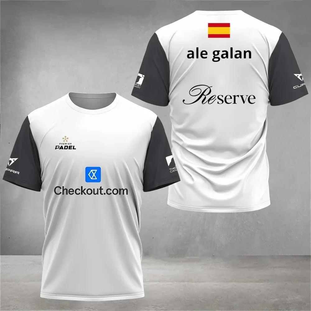 Padel Graphic Short Sleeve T-shirt For Sports Outfits
