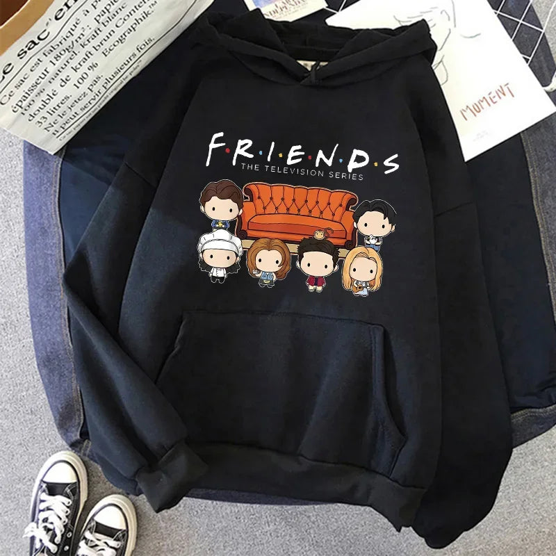 Letter Graphic Long Sleeve Pullover Casual Hoodie for Layering
