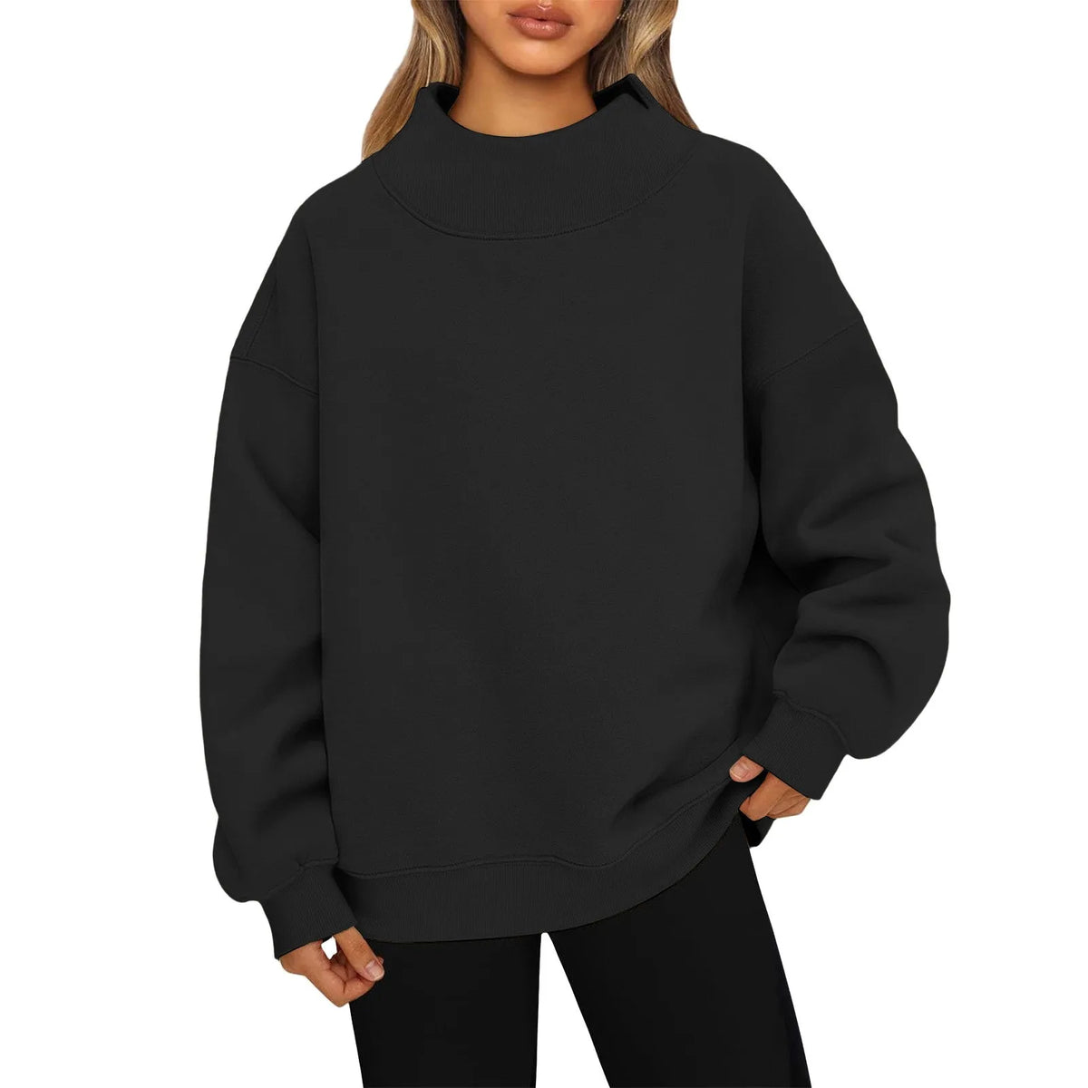 Long Sleeve Casual Pullover Sweatshirt with Original Style Options