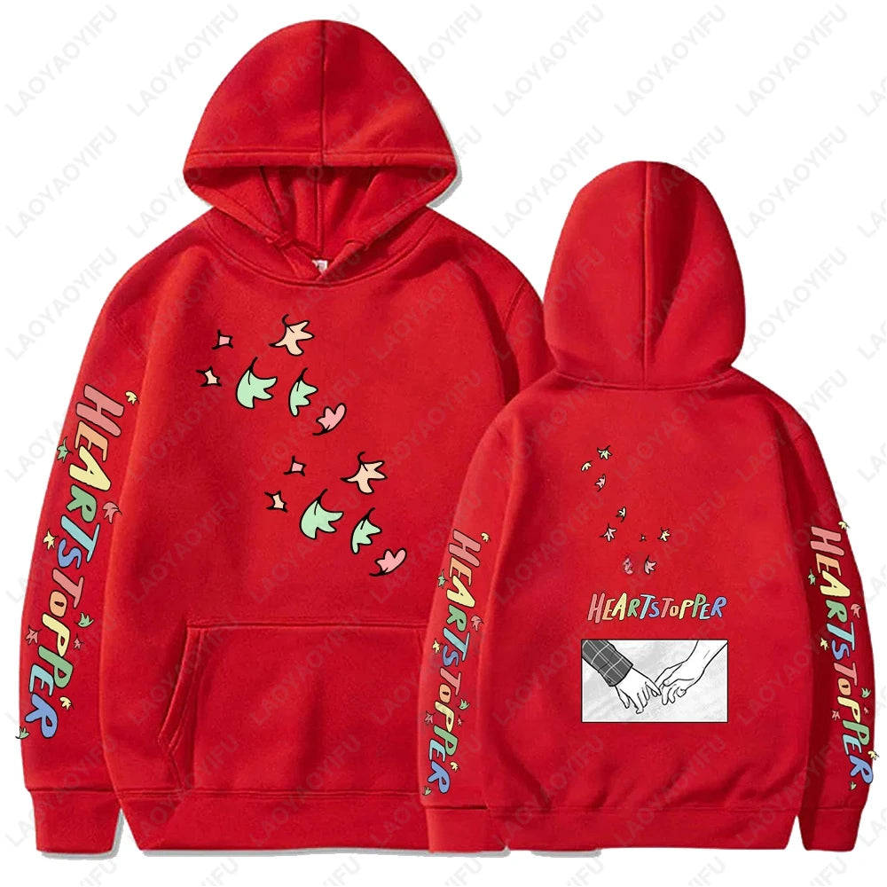 Heartstopper Graphic Long-Sleeve Pullover Hoodie