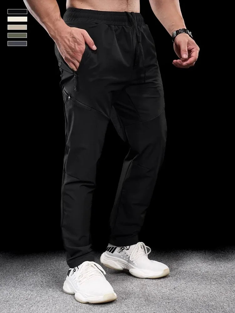 Full Length Drawstring Waist Casual Running Jogger Pants