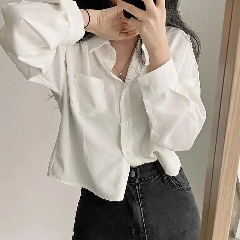 Women's Collared Long Sleeve Shirt