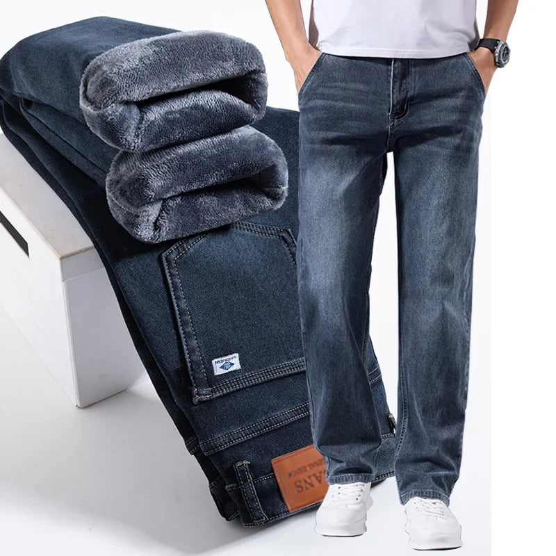 Men's Straight Leg Denim Jeans for Casual Everyday Wear