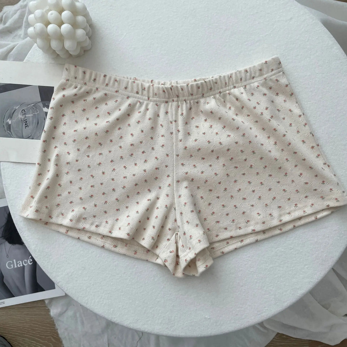 Women's Lace Trim Cotton Blend Camisole with Bow and Mixed Pattern Options