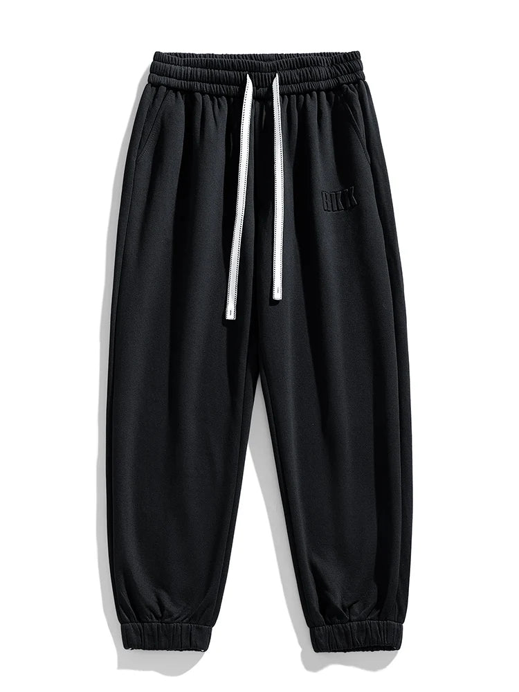 Men's Elastic Waist Loose Fit Casual Pants For Everyday Wear