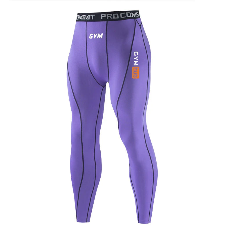 Men's Fitted Training Leggings for Gym and Running