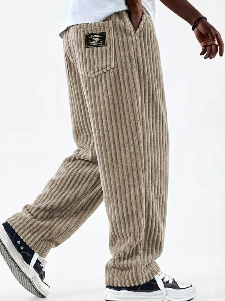 Men's Drawstring Waist Casual Pants For Everyday Wear