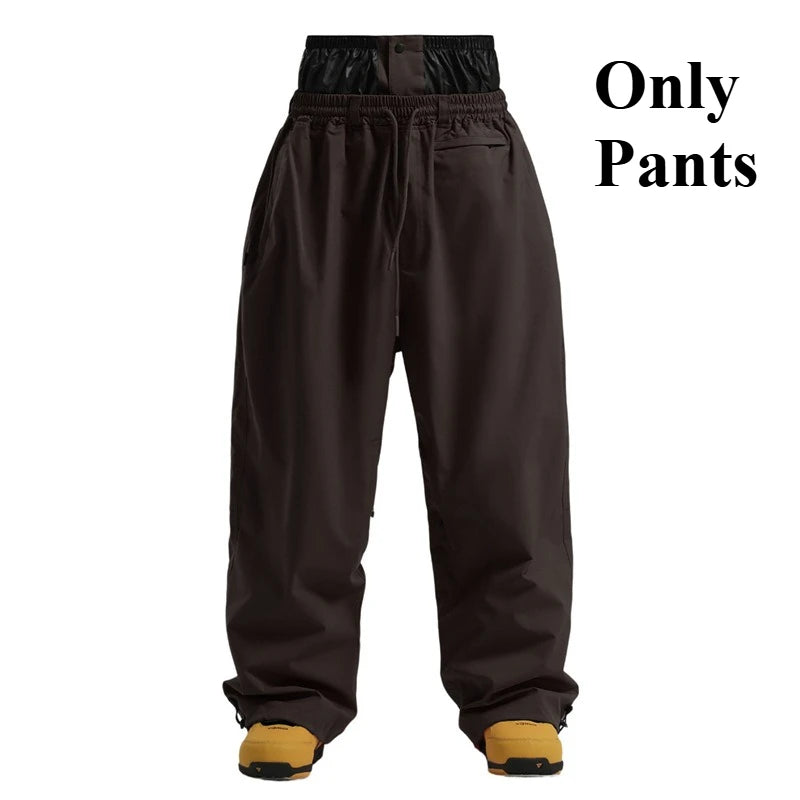 Full Length Loose Fit Ski and Snowboard Winter Pants