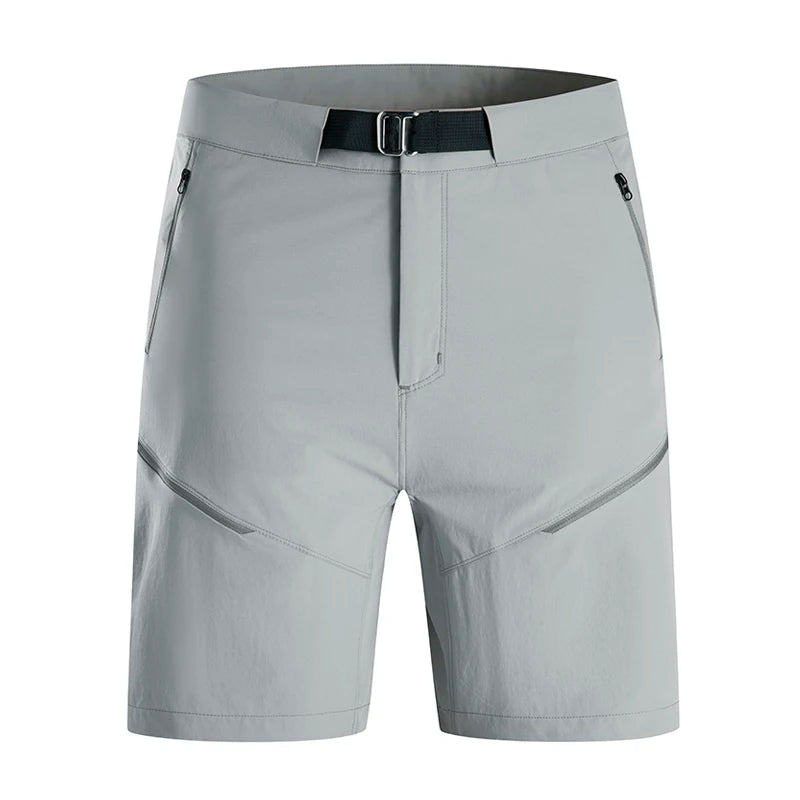 Lightweight Stretch Hiking Shorts with Zippered Pockets