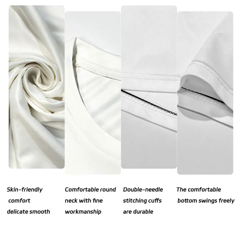 Printed Court Sports Short Sleeve T-shirt For Sports Outfits