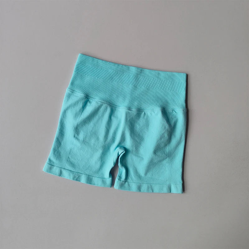 Women's High Waist Scrunch Back Shorts for Yoga and Gym Workouts