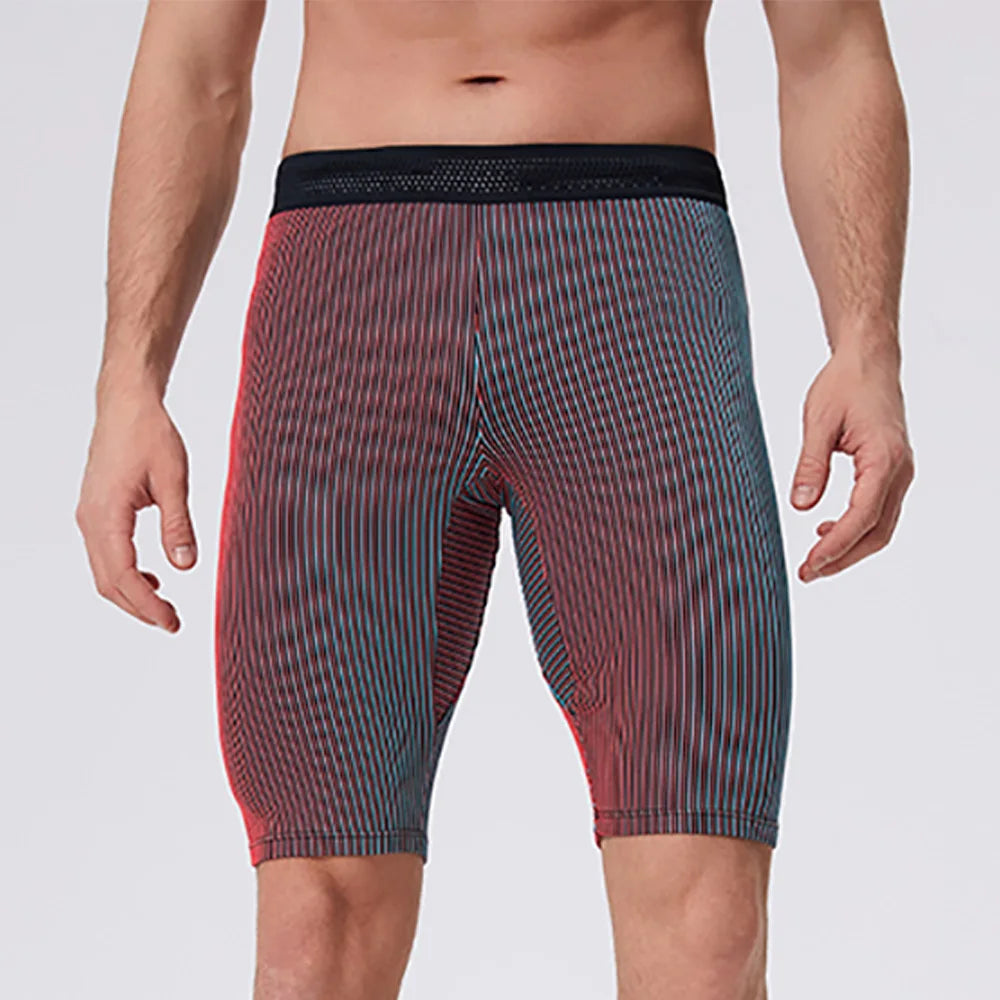Men's Fitted Training Shorts for Gym and Running