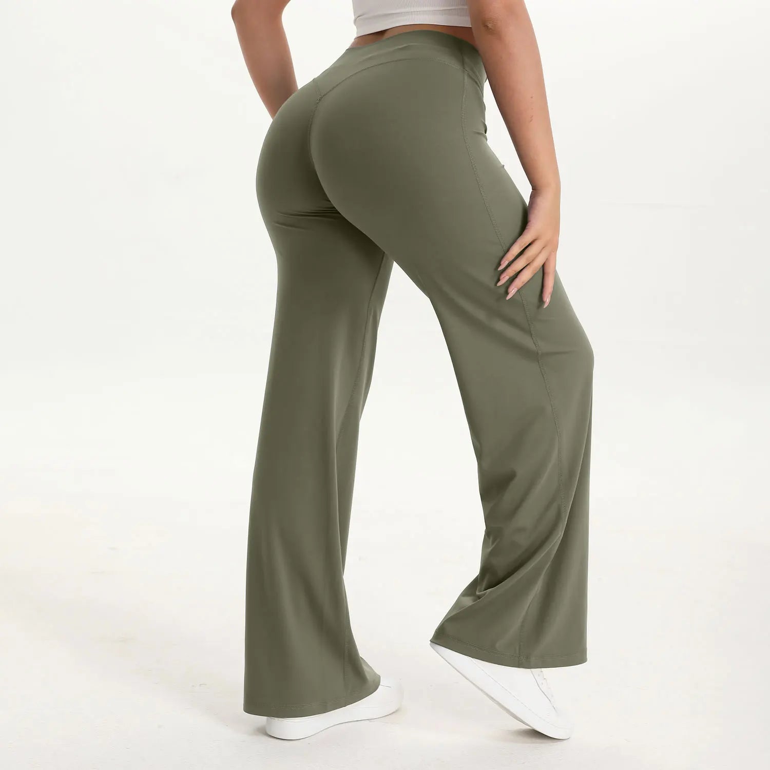 Women's Flared Leggings For Workout Outfits And Layering