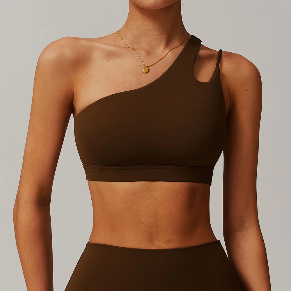 Women's One-Shoulder Sports Bra