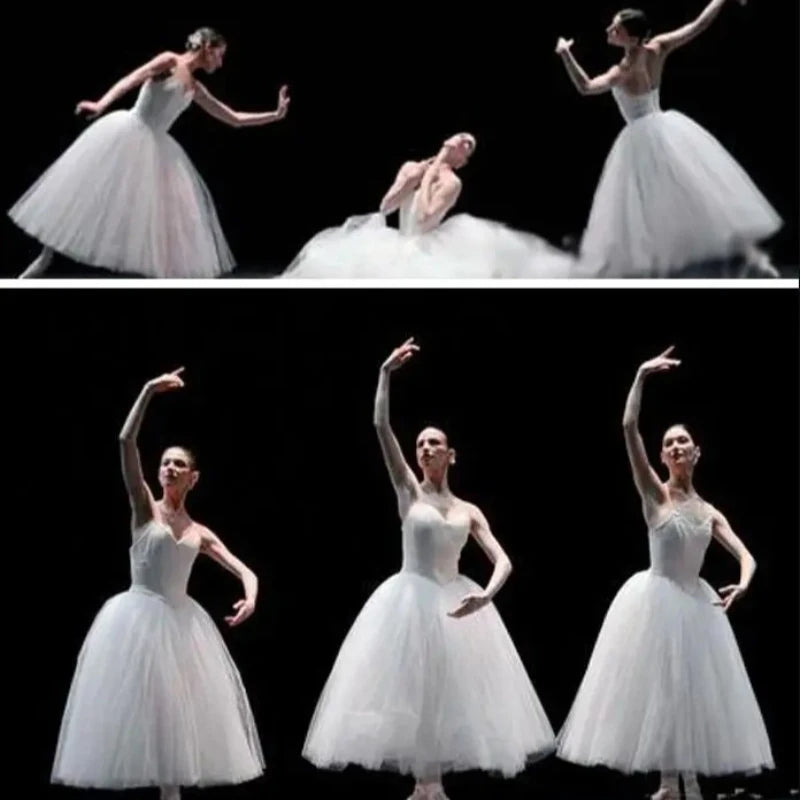 Romantic Ballet Tutu Dress with Camisole Bodice and Layered Tulle Skirt