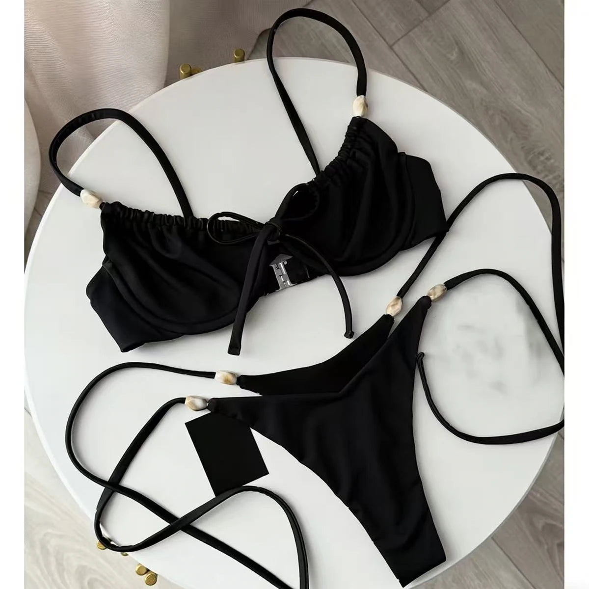 Polka Dot Triangle Bikini