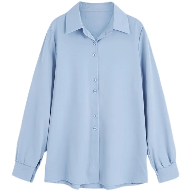 Women's Collared Long Sleeve Shirt
