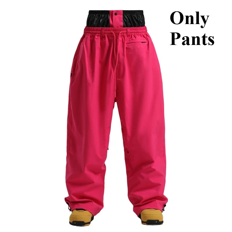 Full Length Loose Fit Ski and Snowboard Winter Pants