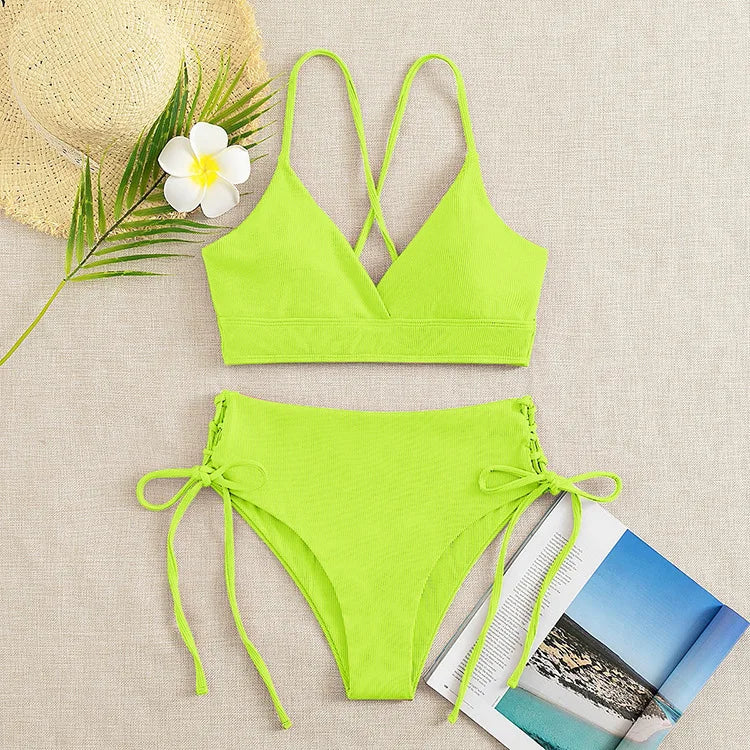 V-Neck Triangle Bikini