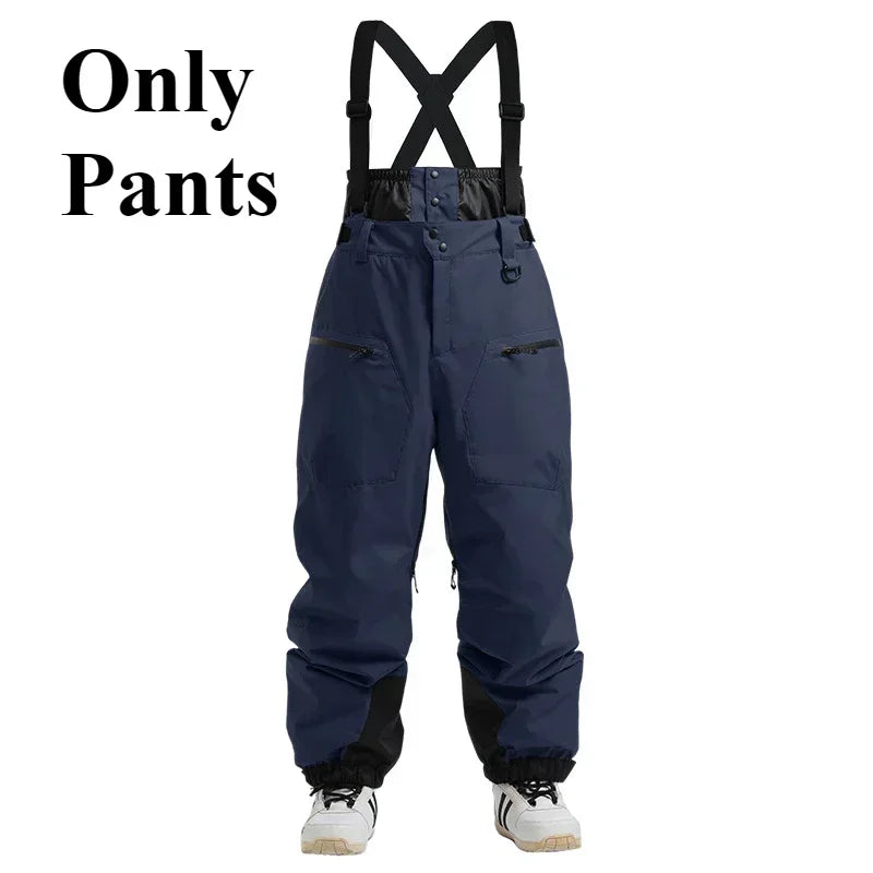 Full Length Suspender Ski and Snowboard Winter Bib Pants