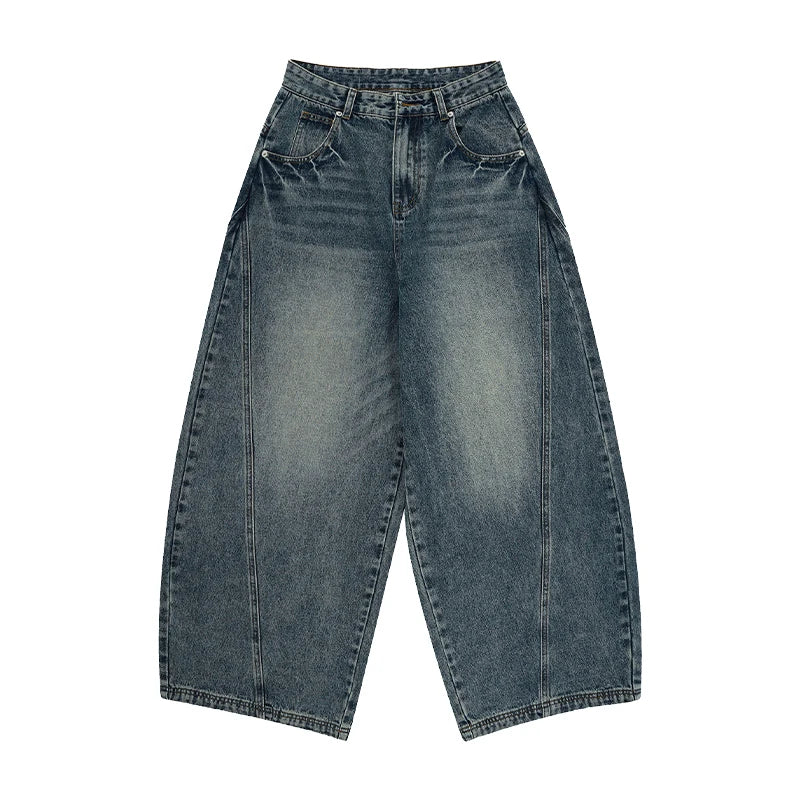 Men's Wide Leg Denim Jeans for Casual Everyday Wear