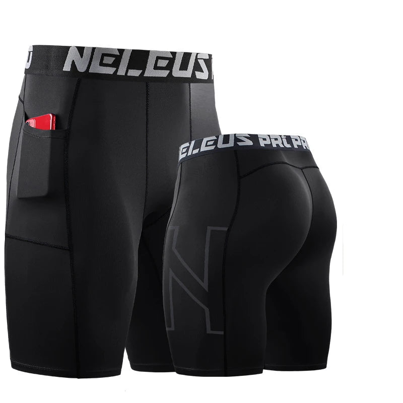 Men's Pocket Training Shorts for Gym and Running