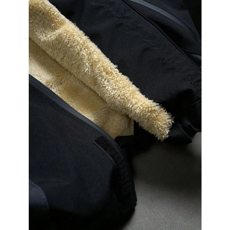 Hooded Long Sleeve Full Zip Casual Streetwear Jacket
