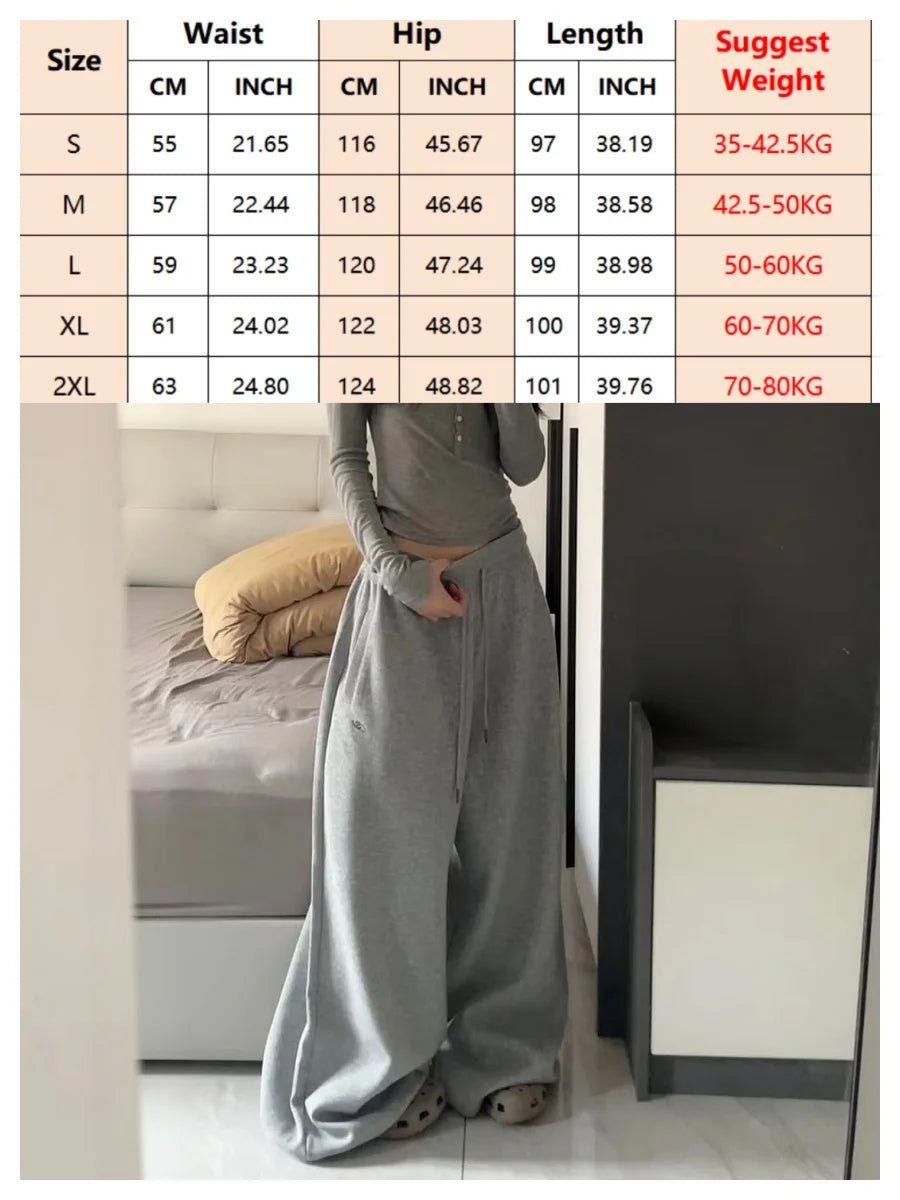 Women's Loose Wide Leg Pants with Contrast Stripe Style Options