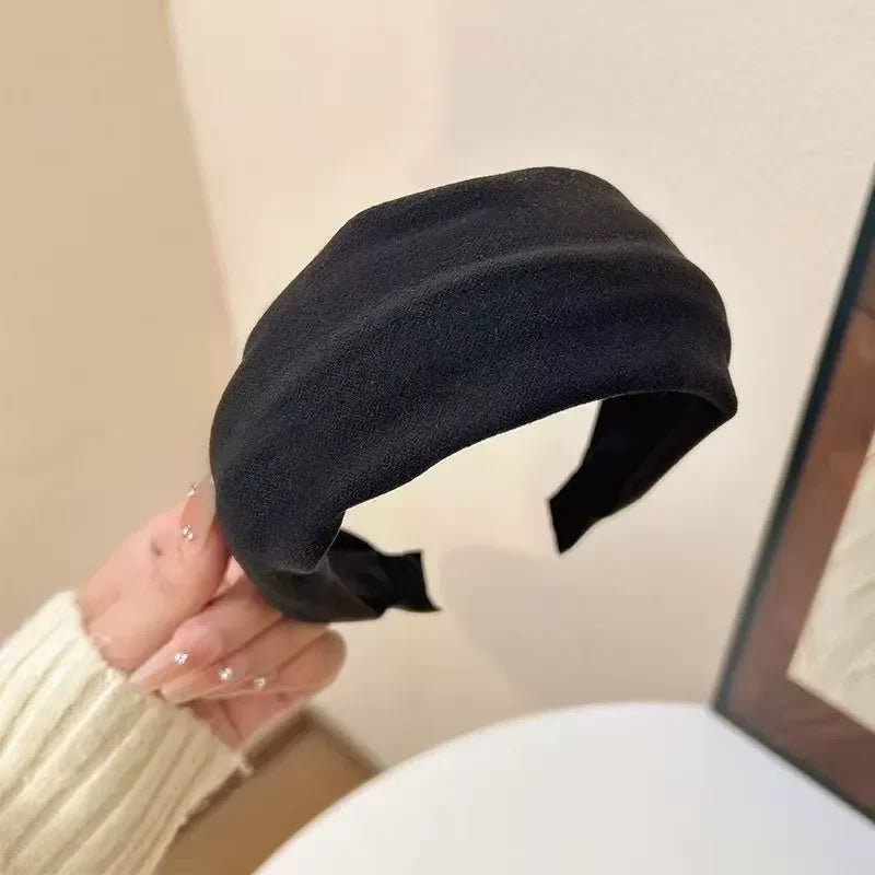 Wide Fabric Covered Padded Headband for Everyday Hair Styling