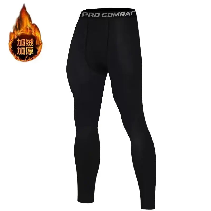 Men's Fitted Training Leggings for Gym and Running