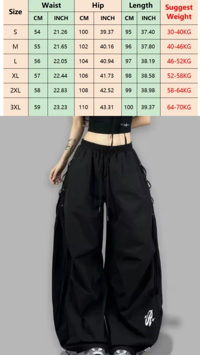 Women's Loose Wide Leg Pants with Contrast Stripe Style Options