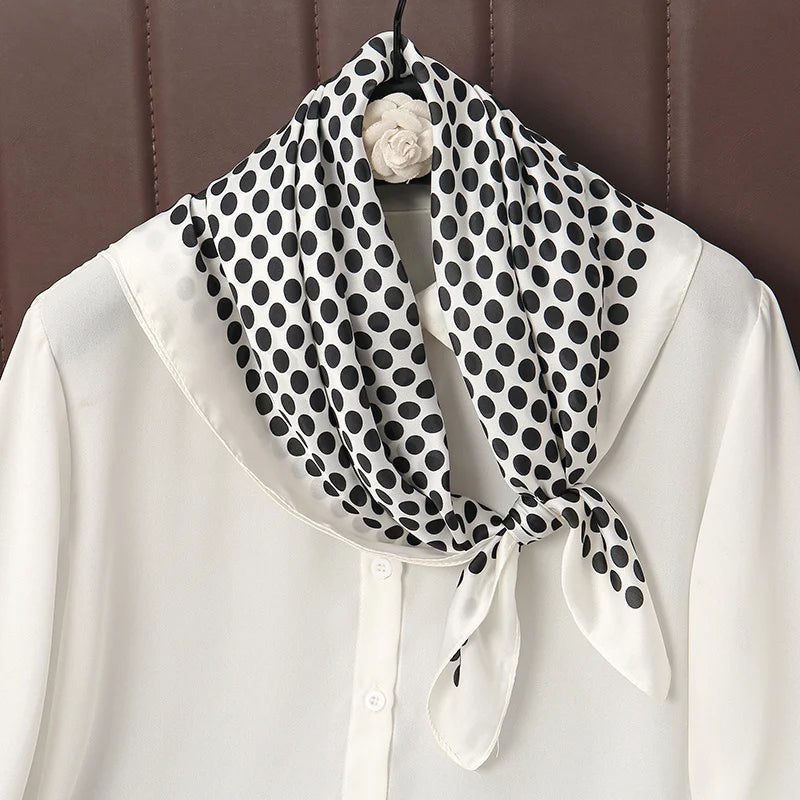 Printed Square Scarf with Floral and Graphic Pattern Options