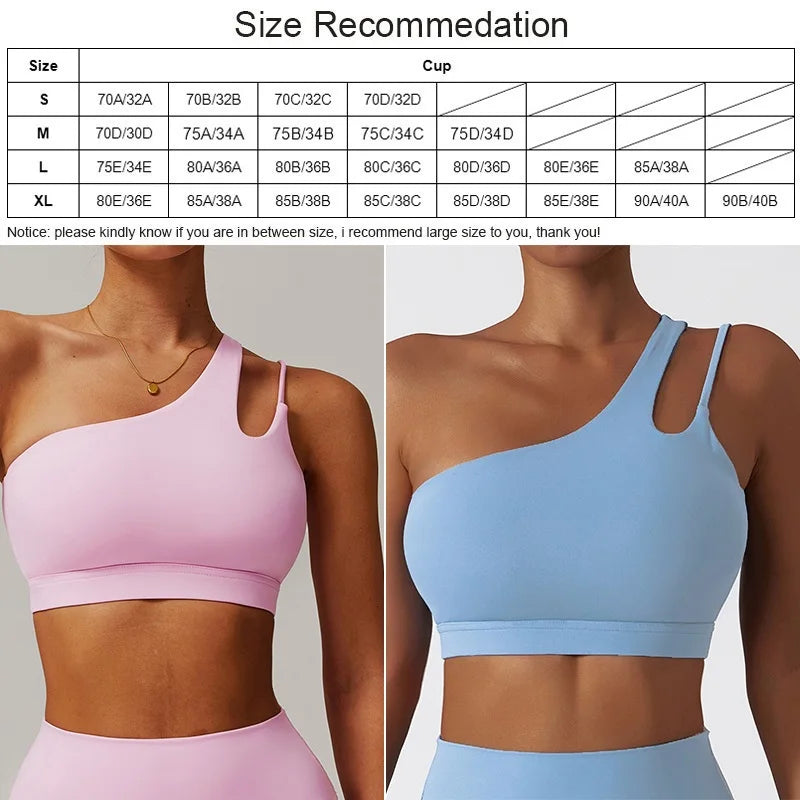 Women's One-Shoulder Sports Bra