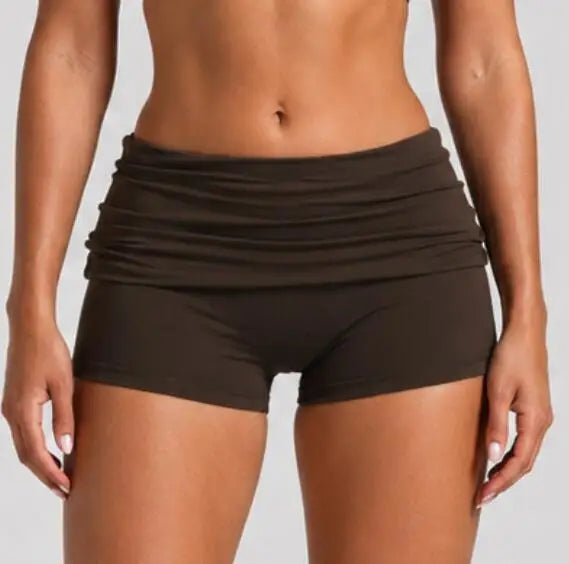 Women's Nylon Blend Flared Workout Pants with Coordinating Top Style Options