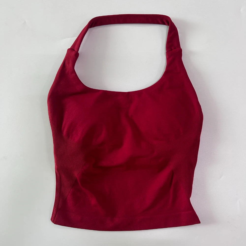 Women's Halter Neck Longline Tank Top