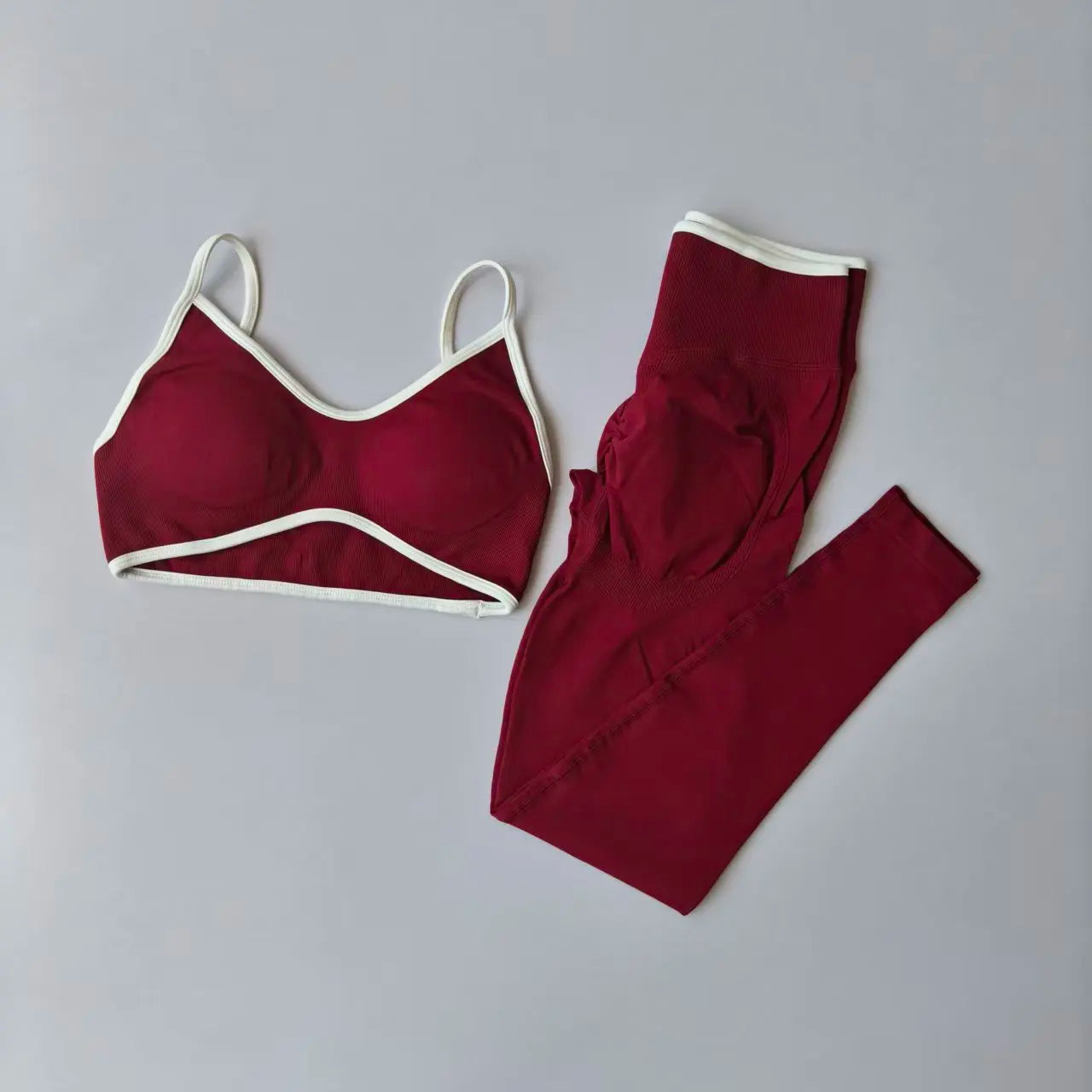 Women's Cross Back Bra And Leggings Yoga Set
