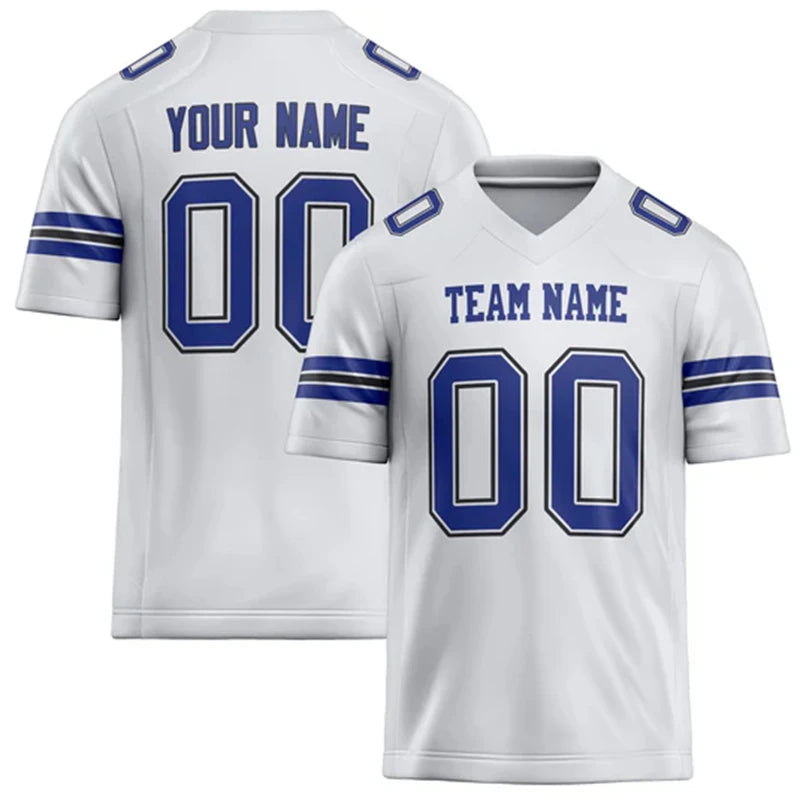 Rugby Graphic Short Sleeve Sports Jersey with Number Print